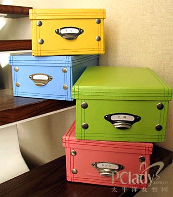 人氣七彩繽紛收納盒