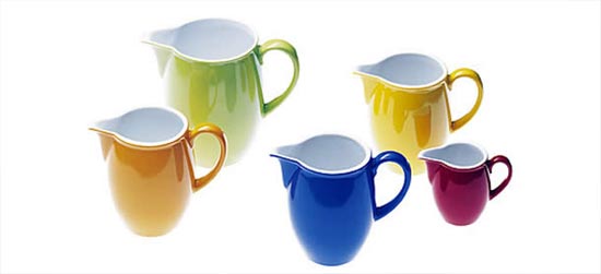 糖果般可愛彩色杯杯碗碗