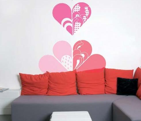 創意布藝改變季節 新鮮創意墻貼讓小家更有個性