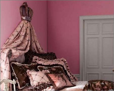 清新粉色床品營造高貴公主房