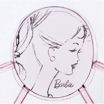 1 Kartell限量特別版芭比圓背扶手椅