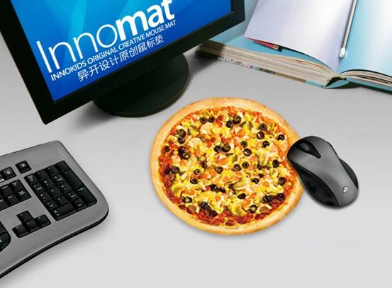 17款獨特耳機設計 引領時尚新潮流 異開設計創意披薩鼠標墊