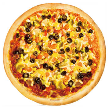 異開設計 創意披薩鼠標墊