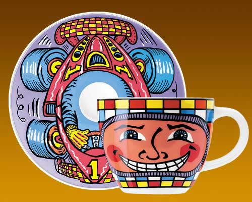 88 表情豐富的咖啡杯個性家居小擺件