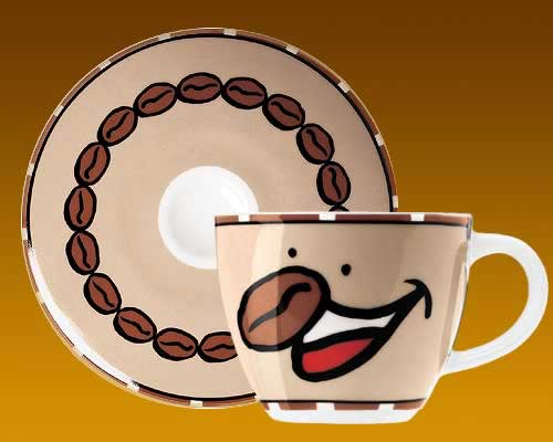 0 表情豐富的咖啡杯個性家居小擺件