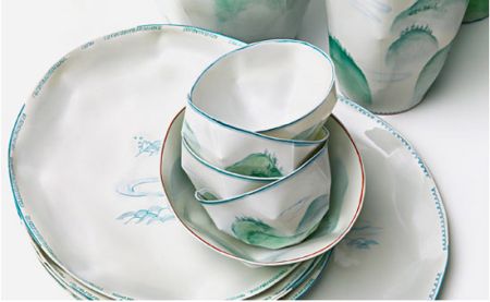 1 充滿美感的紙藝瓷器山水器皿