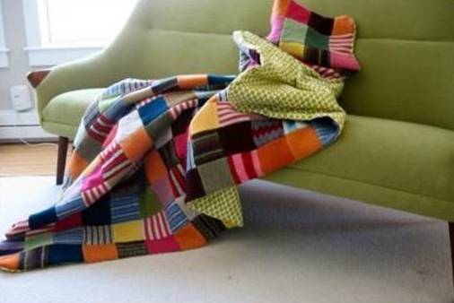 1 花色毛毯延伸冬日的溫暖氣息