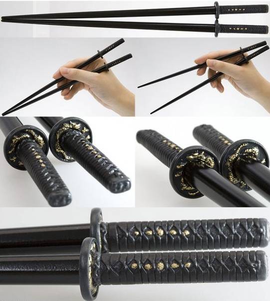 1 “刀筷合一”的武士刀筷子