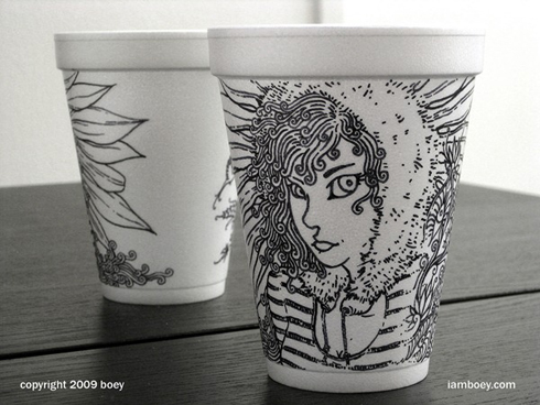 1 DIY個性設計咖啡杯上的藝術