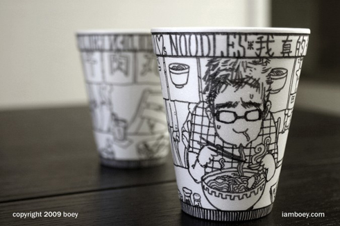 17 DIY個性設計咖啡杯上的藝術