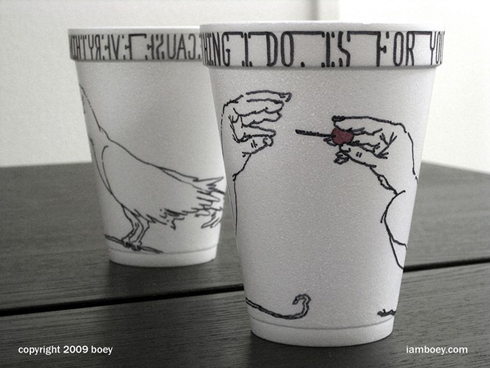 16 DIY個性設計咖啡杯上的藝術