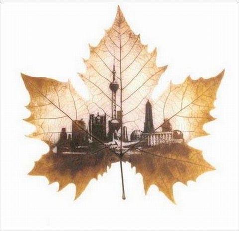 6 巧奪天工的樹葉設計