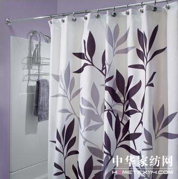 國外流行水墨山水窗簾