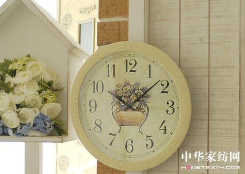 韓式清新典雅古典家具壁鐘