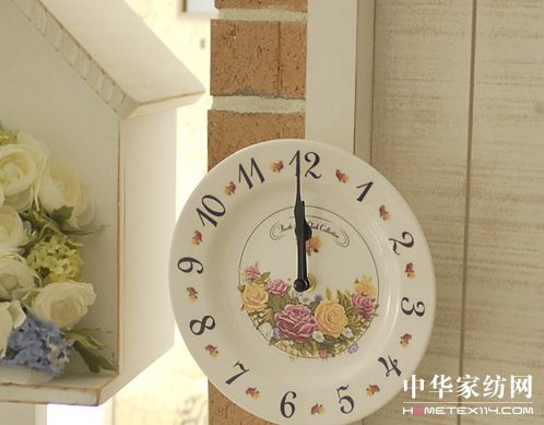 韓式清新典雅古典家具壁鐘