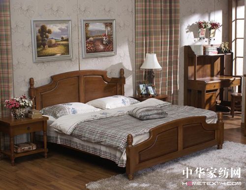 桉木雙人床演繹東南亞風(fēng)情