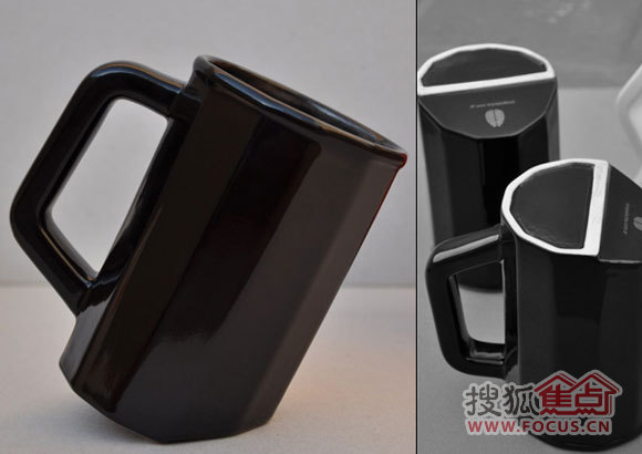 創意啤酒杯省去溢滿煩惱