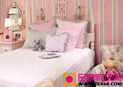 粉嫩布藝家紡營(yíng)造悠然浪漫屋