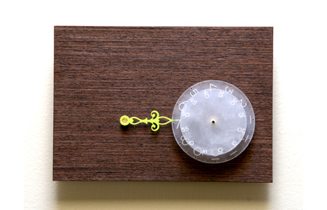 創意時鐘 時間旋轉的表盤