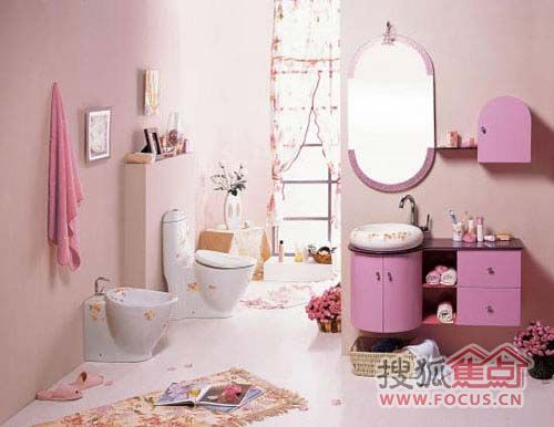 夏日清新色調打造靈動衛浴空間