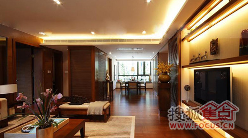 簡約新中式風三居室設計