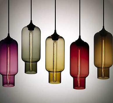 藝術吊燈與簡約裝修成絕配