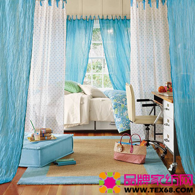 雅致布藝窗簾裝扮時尚空間
