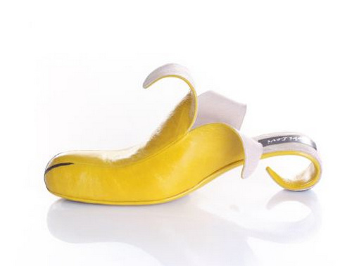 小精靈之靴創意香蕉鞋