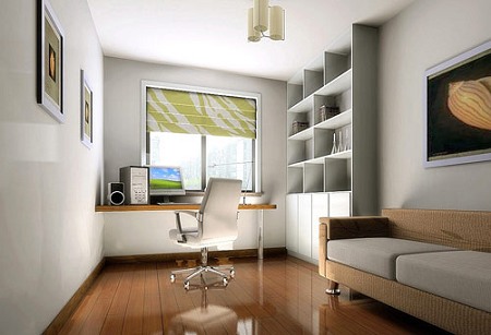 絕對經典的書房樣板間