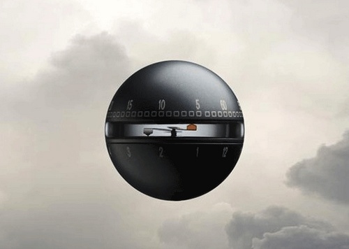 創意掛鐘捕捉時間的影子