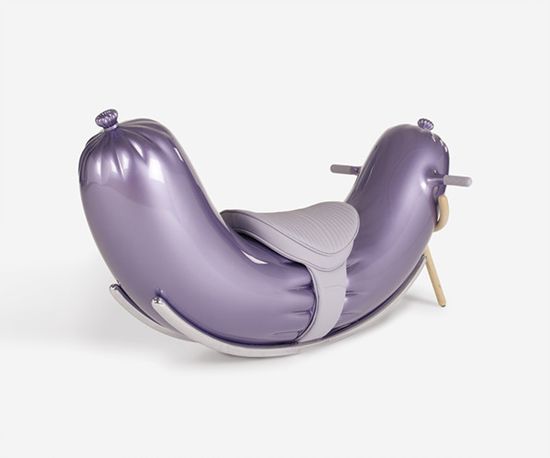 創意又獨特的搖擺熱狗搖椅