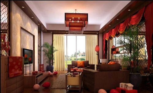 中式新古典時尚婚房設(shè)計