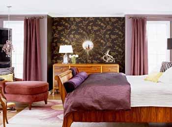 神秘紫色裝扮巴洛克風格