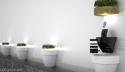 別出心裁的燈光盆栽LED燈