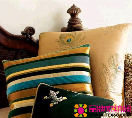 布藝抱枕給居室帶來奢華質感