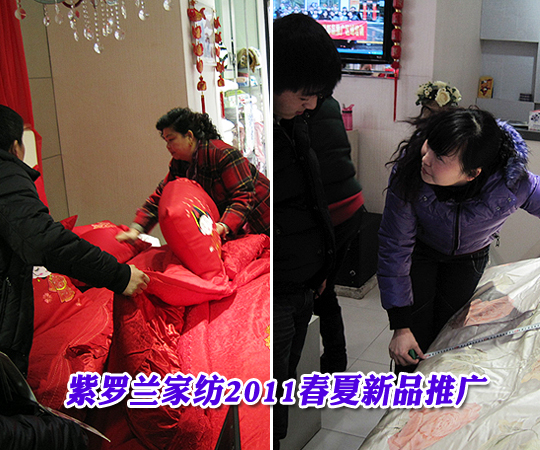 紫羅蘭家紡2011春夏新品推廣區(qū)域培訓