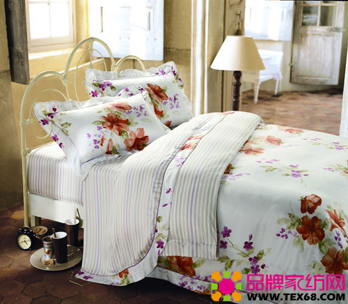 花朵床品營造居家田園氛圍