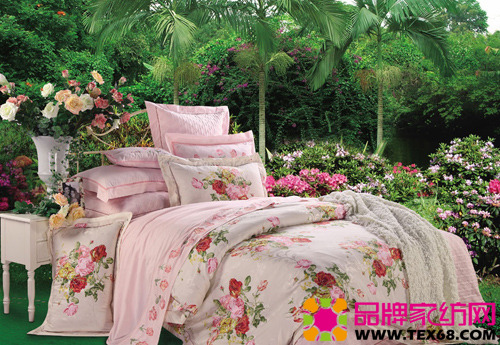 花朵床品營造居家田園氛圍