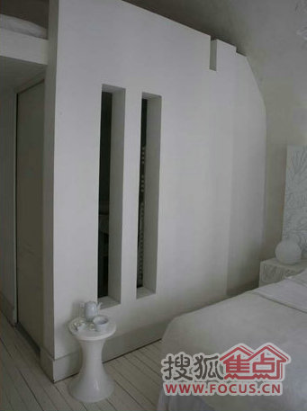 法國純白色的私享空間設計