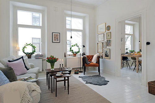 �����ɾ�60ƽ�װ�ɫ����С��