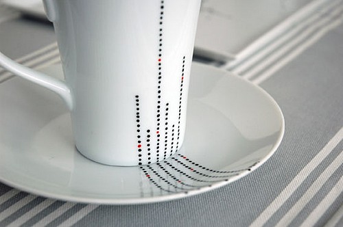 漸隱色彩餐具讓你食指大動