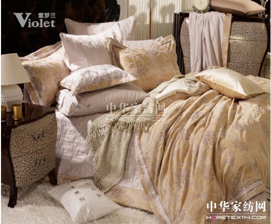 不斷延伸的精致——紫羅蘭家紡品牌床品