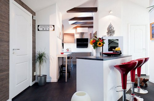 創造性設計瑞典頂層奢華公寓