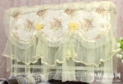 蕾絲布藝電視套冬日為家裝增色