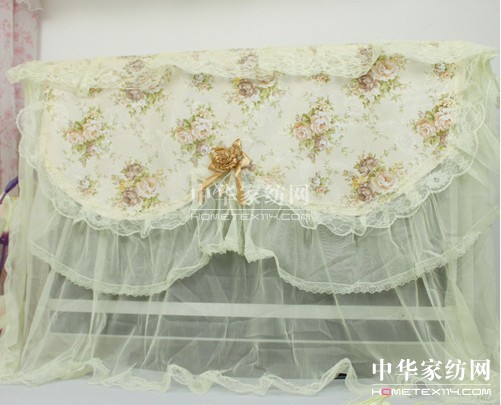 蕾絲布藝電視套冬日為家裝增色