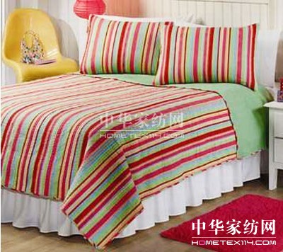 白領(lǐng)最愛時尚簡約條紋床品臥室