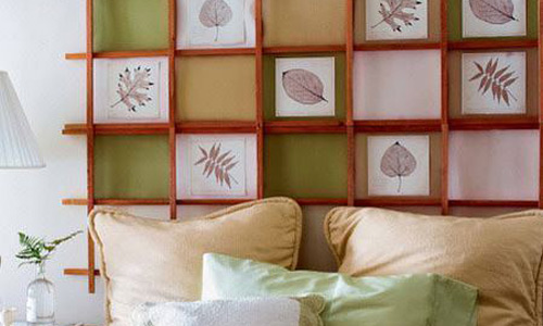 臥室背景墻別具一格的空間