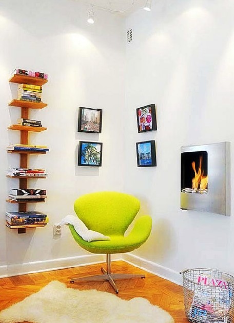 小戶型裝修角落打造唯美范閱讀區