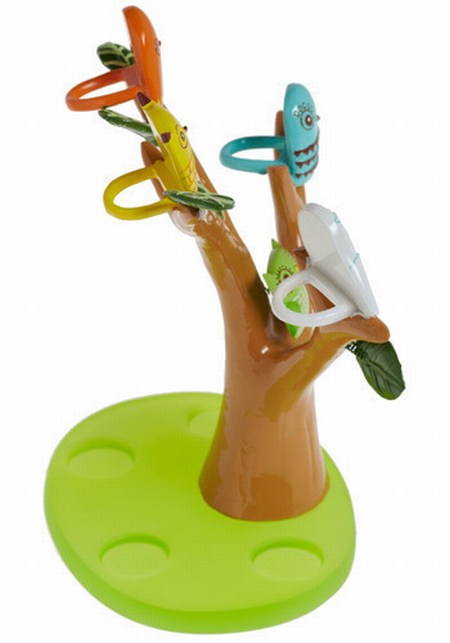 卡通牙刷架讓孩子愛上刷牙