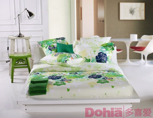 多喜愛家紡春夏新品:抹茶玫瑰